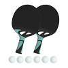 Lot de raquettes de tennis de table Cornilleau « Tacteo 30 Duo Pack », Balles blanches