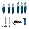 Gladiator Kit de planches de Stand up Paddle « Rental Mix », 6 planches
