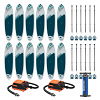 Kit de planches de Stand up Paddle Gladiator « Rental One Size » avec 12 planches, 10’6