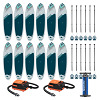 Gladiator Kit de Stand up Paddle « Rental One Size » avec 12 planches, 10’8