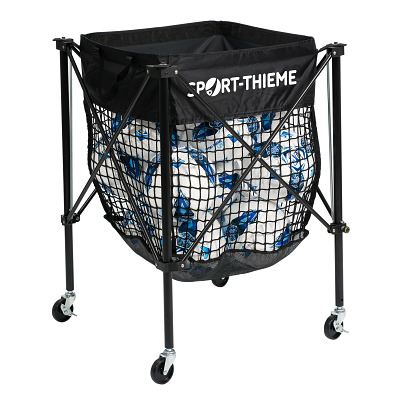 Panier De Rangement Pour Balles De Sport – Filet Aéré 60x60x62 Cm – Pour Garage, Jardin, Terrasse – Grande Capacité