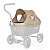 Capote pour chariot Beach Wagon Company pour chariot à tracter « Lite »