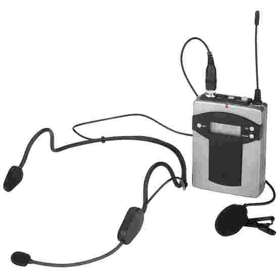 Émetteur de poche Monacor avec 2 microphones