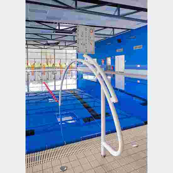 Arche de natation Sport-Thieme avec panneau d’information Avec fourreau, ø 50 mm
