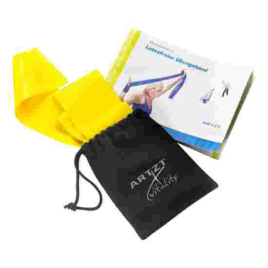 Artzt Vitality Bande d'exercice, sans latex 2,5 m, Jaune, facile