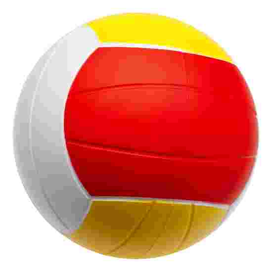 Ballon en mousse molle Sport-Thieme « Ballon de volleyball PU » Rouge/jaune/blanc, ø  200 mm, 290 g