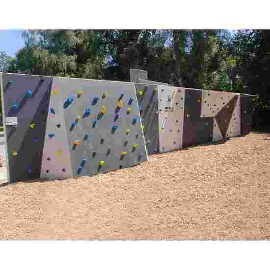 Boulderwand-bouwset &quot;Outdoor Sport&quot;, Höhe 2,48m 372 cm, Zonder overhang
