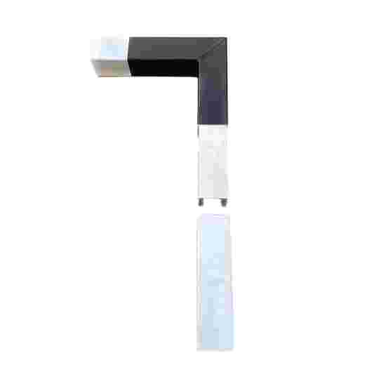 But de hand en salle 3x2 m Sport-Thieme, autostable Angles d'assemblage soudés, Noir-argent