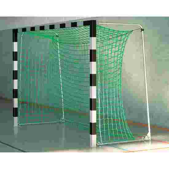But de handball en salle Sport-Thieme 3x2 m, autostable avec angles d'assemblage en acier Premium Avec supports de filet fixes, Noir-argent