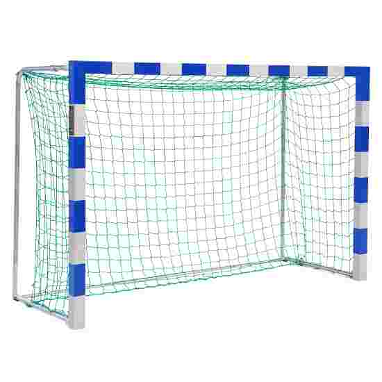 But de handball Sport-Thieme autostable, 3x1,60 m Angles d'assemblage en acier Premium, Bleu-argent