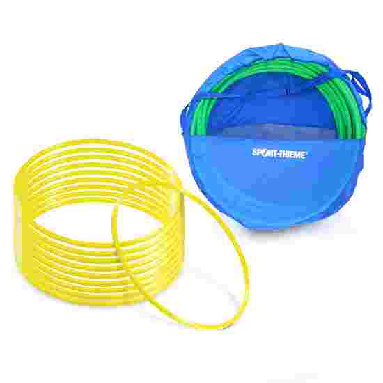 Cerceaux de gymnastique Sport-Thieme Kit de cerceaux de gymnastique ø 60 cm avec sac de rangement Jaune