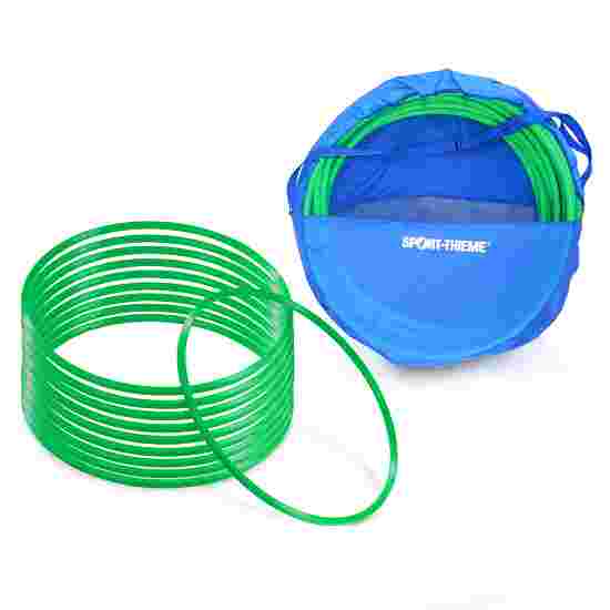 Cerceaux de gymnastique Sport-Thieme par lot avec sac de rangement « ø 70 cm » Vert