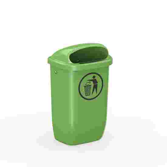 Corbeille à déchets selon DIN Standard, Vert