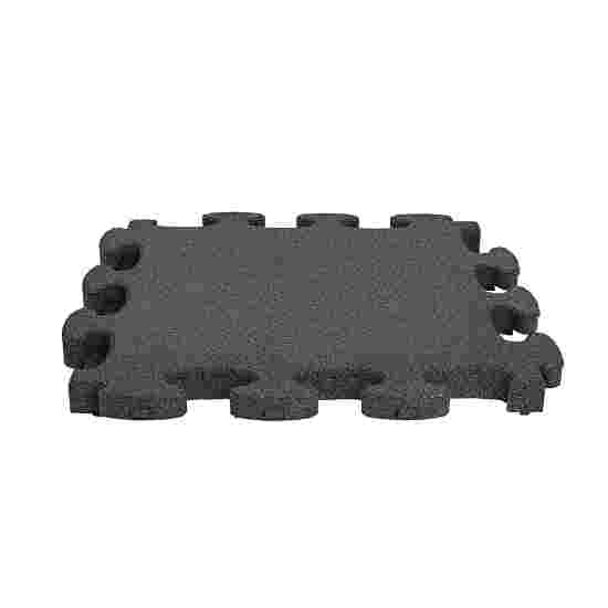 Dalle de protection antichute Gum-tech « Puzzle mat 3D » 4,5 cm, Gris