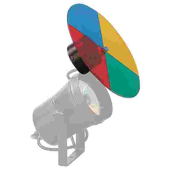 Disque coloré avec moteur