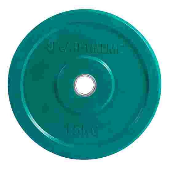 Disque d’haltère Sport-Thieme « Bumper Plate », couleur 15 kg, vert