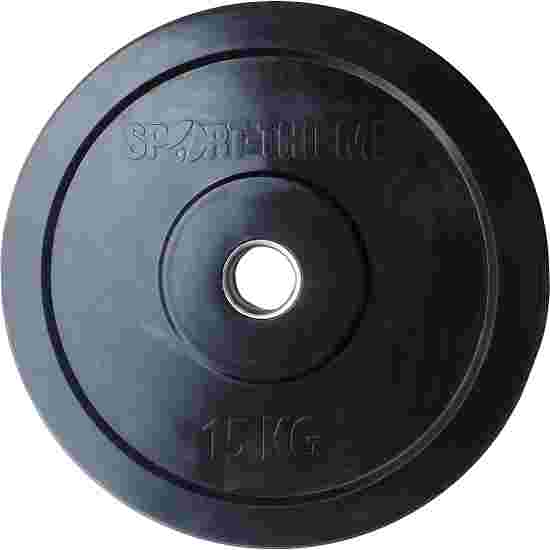 Disque d’haltère Sport-Thieme « Bumper Plate », noir 15 kg