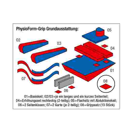 Enste Physioform Reha Positioneringssysteem-set &quot;PhysioForm-Grip&quot; 74x58 cm (maat I)