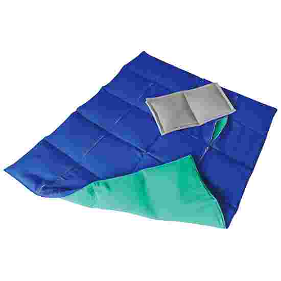 Enste Physioform Reha Zwaar deken/Gewichtsdeken 90x72 cm / groen-blauw, Buitenhoes katoen