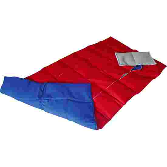 Enste Physioform Reha Zwaar deken/Gewichtsdeken 144x72 cm / blauw-rood, Buitenhoes katoen