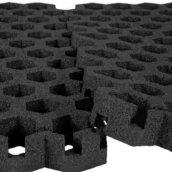 Gum-tech Grasrooster &quot;Hexagon&quot; 6,5 cm , Zwart
