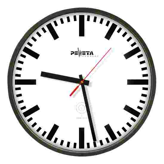 Horloge murale Peweta en plastique, radiopilotée Cadran avec index

, Noir