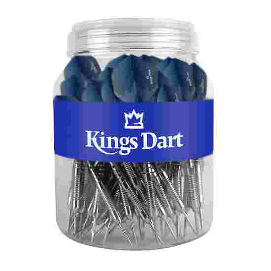 Lot de fléchettes acier Kings Dart « Tournoi » Bleu