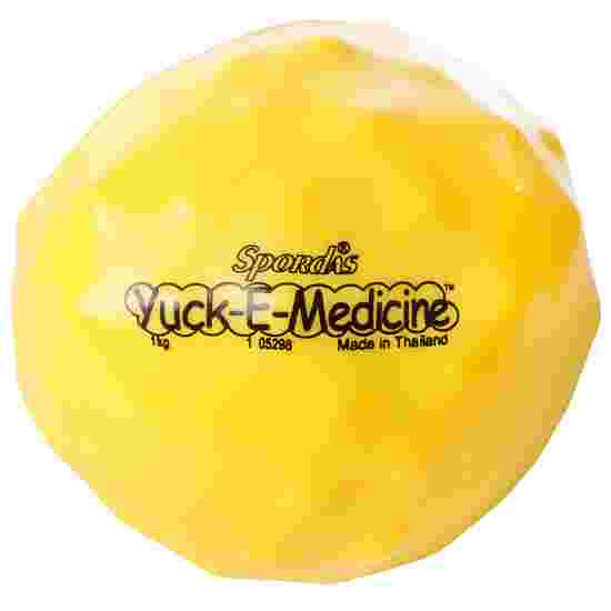 Medecine ball Spordas « Yuck-E-Medicineball » 1 kg, ø 12 cm, jaune