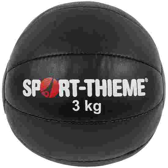 Medecine ball Sport-Thieme « Noir » 3 kg, 22 cm