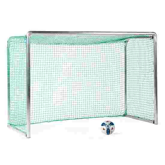 Mini but de foot Sport-Thieme « Protection » 2,40x1,60 m, profondeur 1,00 m, Filet inclus, vert (mailles 4,5 cm)