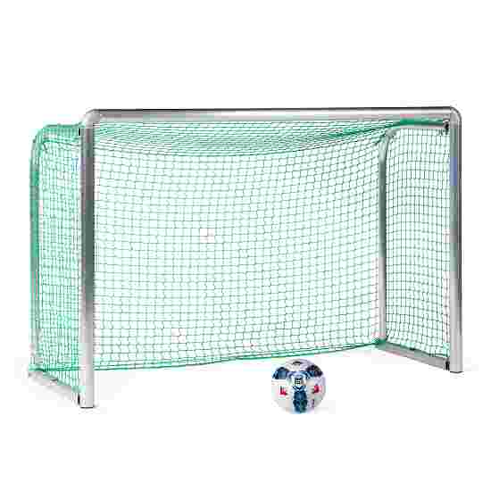Mini but de football Sport-Thieme « Protection » 1,80x1,20 m, profondeur 0,70 m, Filet inclus, vert (mailles 4,5 cm)