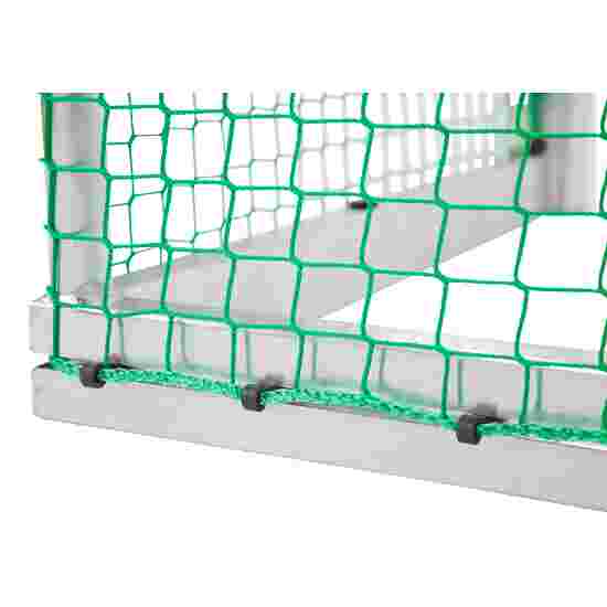 Mini but de football Sport-Thieme entièrement soudé 1,20x0,80 m, profondeur 0,70 m, Filet inclus, vert (mailles 10 cm)