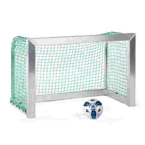 Minibut d'entraînement Sport-Thieme entièrement soudé 1,20x0,80 m, profondeur 0,70 m, Filet inclus, vert (mailles 4,5 cm)