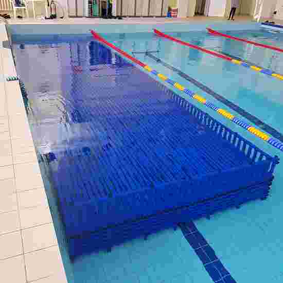 Plateforme de réduction de profondeur pour piscine Turquoise
