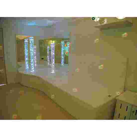 Rompa Muziek-Waterbed 160x200x50 cm hoog, Met 4 pulsgeneratoren