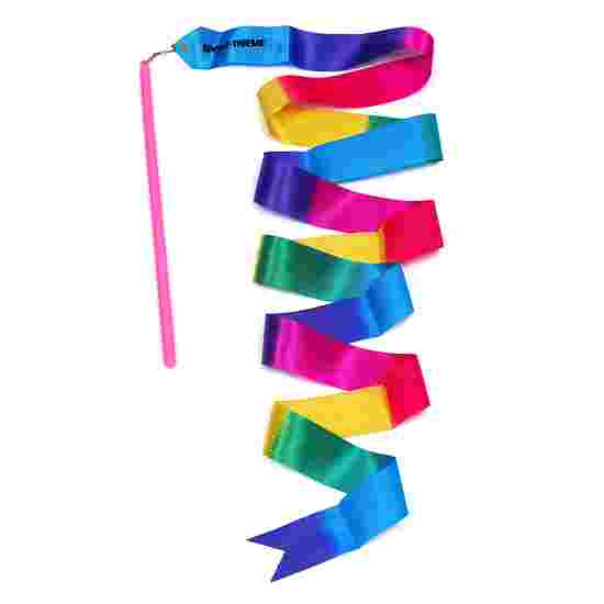 Ruban de gymnastique Sport-Thieme avec baguette « Multicolore