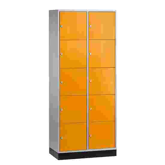 Sluitvakkast &quot;S 4000 Intro&quot; (5 vakken boven elkaar) 195x62x49cm/ 10 vakken, Geel-oranje (RAL 2000)