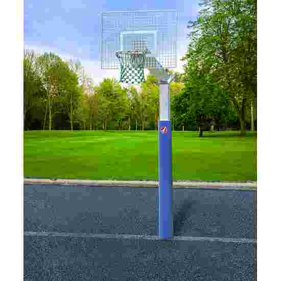 Sport-Thieme Basketbalunit &quot;Fair Play Silent 2.0&quot; met Hercules-net Ring "Outdoor" neerklappend, 120x90 cm