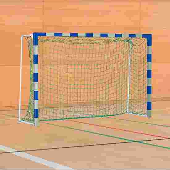 Sport-Thieme Handbaldoel met inklapbare netbeugels IHF, doeldiepte 1 m, Blauw-zilver