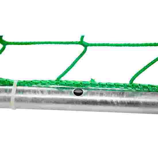Sport-Thieme Handbaldoel vrijstaand met gepatenteerde hoekverbinding, 3x2 m Met inklapbare netbeugels, Zwart-zilver