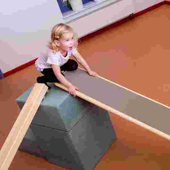 Sport-Thieme Lüne-Combinato-element &quot;Plank met blokken und geribbelde rubber&quot;