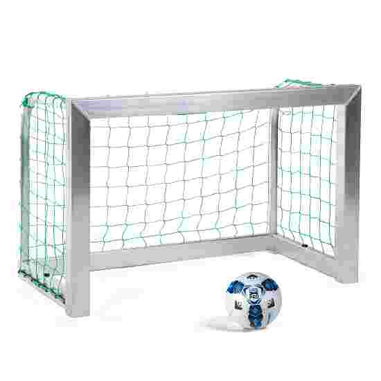 Sport-Thieme Mini-voetbaldoel, volledig gelast 1,20x0,80 m, diepte 0,70 m, Incl. net, groen (mw 10 cm)