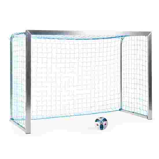 Sport-Thieme Minitraining doel, met inklapbare netbeugels 2,40x1,60 m, diepte 1,00 m, Incl. net, blauw (mw 4,5 cm)