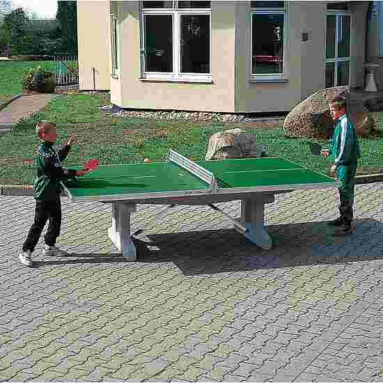 Sport-Thieme Polymeerbeton tafeltennistafel &quot;Premium&quot; Korte poot, vrijstaand, Groen