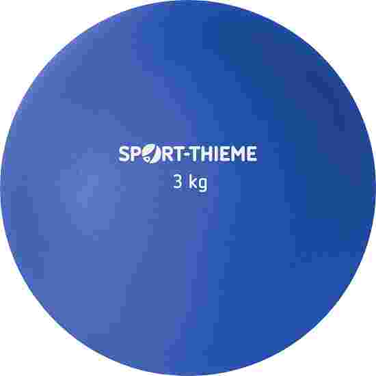 Sport-Thieme Stootkogel  van kunststof 3 kg, blauw, ø 121 mm