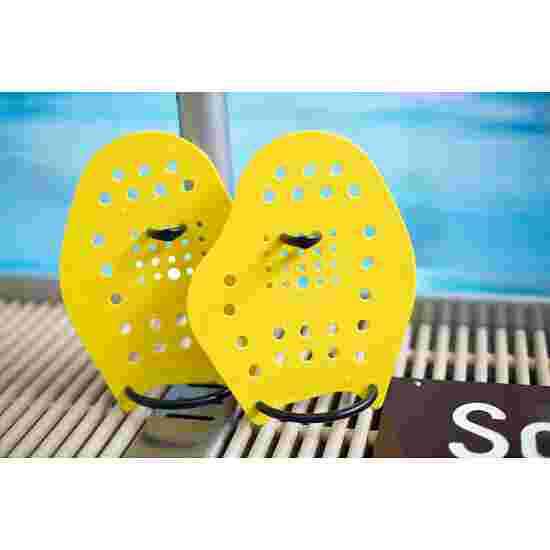 Sport-Thieme Zwempaddles &quot;Swim-Power&quot; Maat M, 21x18 cm, geel