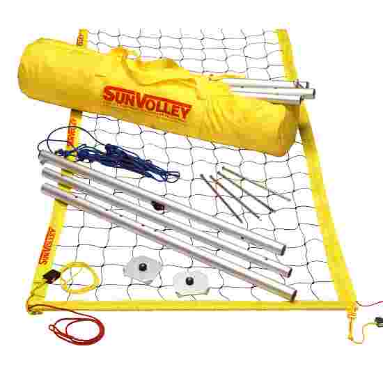 SunVolley Installation de beach-volley « Standard » Sans lignes de délimitation, 9,5 m