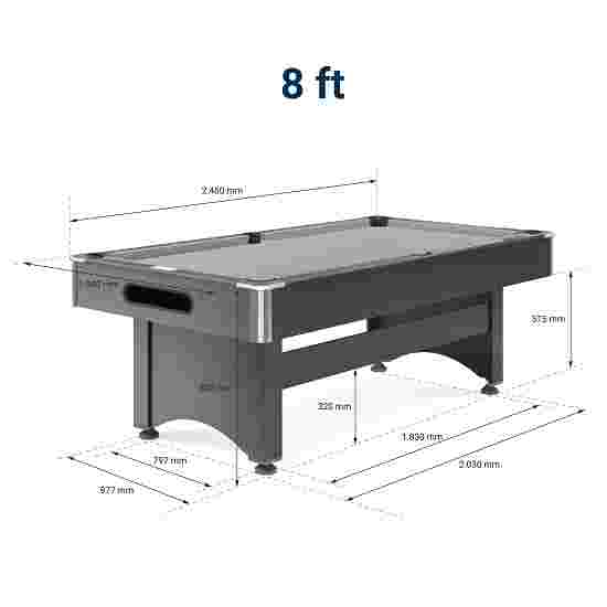 Table de billard Automaten Hoffmann « Galant Black Edition » 8 ft