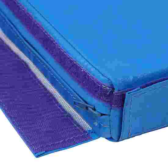 Tapis de gymnastique Reivo « Sécurité » Polygrip bleu, 150x100x6 cm