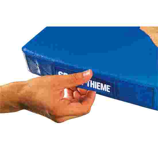 Tapis de gymnastique Sport-Thieme « Super », 200x125x8 cm Basique, Tissu de tapis de gymnastique bleu